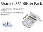 CALCULATOR SHARP EL331 BLISTER PACK