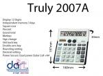 CALCULATOR TRULEY 2007A 12 DG DUAL BIG D