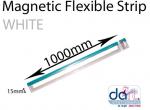MAGNETIC STRIP 15mm x 1000mm WHITE