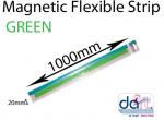 MAGNETIC STRIP 20mm x 1000mm GREEN