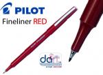 PILOT FINELINER RED