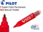 PERM  PILOT  V  SUPER COLOR  BULLET RED