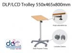 DATA PROJECTOR TROLLEY 550X465X800 OAK