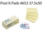 POST IT PADS #653 (37.5X50) EA