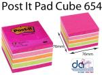 POST IT PADS #654 CUBE RE 2027