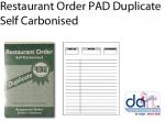 RESTAURANT ORDER PAD DUPLICATE A6 50 SETS(FO225)