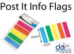 POST IT INFO FLAGS BRILLIANT SET 5