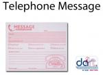 TELEPHONE MESSAGE PAD CROXLEY JD197