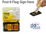 POST IT FLAG - SIGN HERE