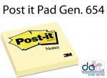 POST IT PADS GEN. 654 75X70