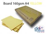 BOARD 160GSM A4 SUNLIGHT YELLOW