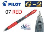 PILOT G2-07 RETRACT RED