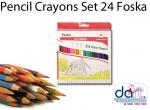 PENCIL CRAYONS SET 24