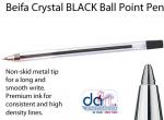 BEIFA CRYSTAL  BLACK BALLPOINT PEN