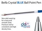 BEIFA CRYSTAL  BLUE BALLPOINT PEN