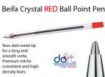 BEIFA CRYSTAL  RED BALLPOINT PEN