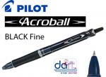 PILOT ACROBALL BALLPEN BLACK FINE 0.7MM