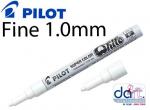 PAINT MARKER  PILOT SUPER COLOR WHITE FINE 1.0MM