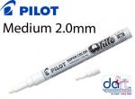 PAINT MARKER  PILOT SUPER COLOR WHITE MED 2.0MM