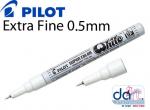 PAINT MARKER  PILOT SUPER COLOR WHITE XFINE 0.5MM