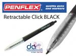PENFLEX RETRACTABLE CLICK BLAC