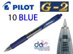 PILOT G2-10 RETRACT BLUE
