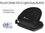 PUNCH 2-HOLE REXEL V210 L/D  BLACK