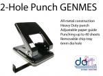 PUNCH 2-HOLE GENMES 40 SHEETS 9810 BLACK
