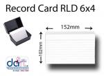 RECORD CARDS RLD 6x4 152x102