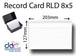 RECORD CARDS RLD 8x5 203x127