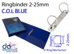 RINGBINDER C.O.L 2-25MM  BLUE