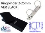 RINGBINDER 2-25MM VER BLACK