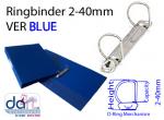 RINGBINDER 2-40MM VER BLUE