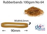 RUBBERBANDS 100gsm NO 64