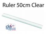 RULER 50cm CLEAR SSC