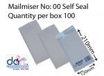 MAILMISER NO:00 SELF SEAL