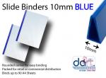 SLIDE BINDERS 10MM BLUE