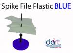 SPIKE FILE PLASTIC BLUE