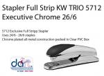 STAPLER F/STRIP KW TRIO 5712 EXEC.CHROME 26/6