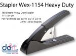 STAPLER WEX-1154 H/DUTY 160SHEETS  BLACK