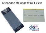 TELEPHONE MESSAGE WIRO 4-VIEW