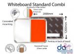 COMBI WHITEBOARD/INFO BOARD 2000X1200